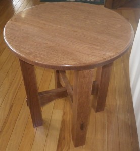 Reproduction of Stickley Tabouret #603