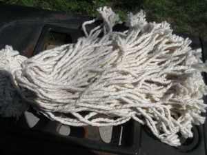 cheap DIY firestarter mop head