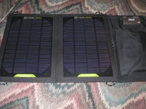 Goal Zero Guide 10 portable solar kit panel