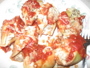 Dutch Oven Stuffed Shells