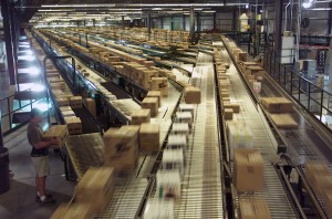 Walmart Distribution Center Conveyor belt