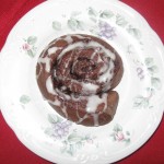 Overnight Chocolate Rolls ready to serve