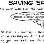 Saving Santa header for Creative Writing