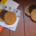 Picture of a 12 year old hamburger from McDonalds