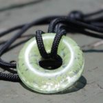 Glow in the dark UVO Necklace on paracord